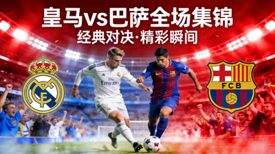 皇马对阵巴萨全场集锦封面
